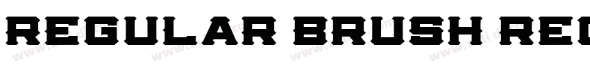 Regular Brush Regula字体转换